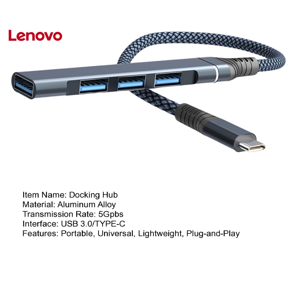 Bộ Hub Truyền Dữ Liệu Tốc Độ Cao 4 Trong 1 Bằng Hợp Kim Nhôm Siêu Mỏng Chống Nhiễu Cho Laptop / Máy Tính