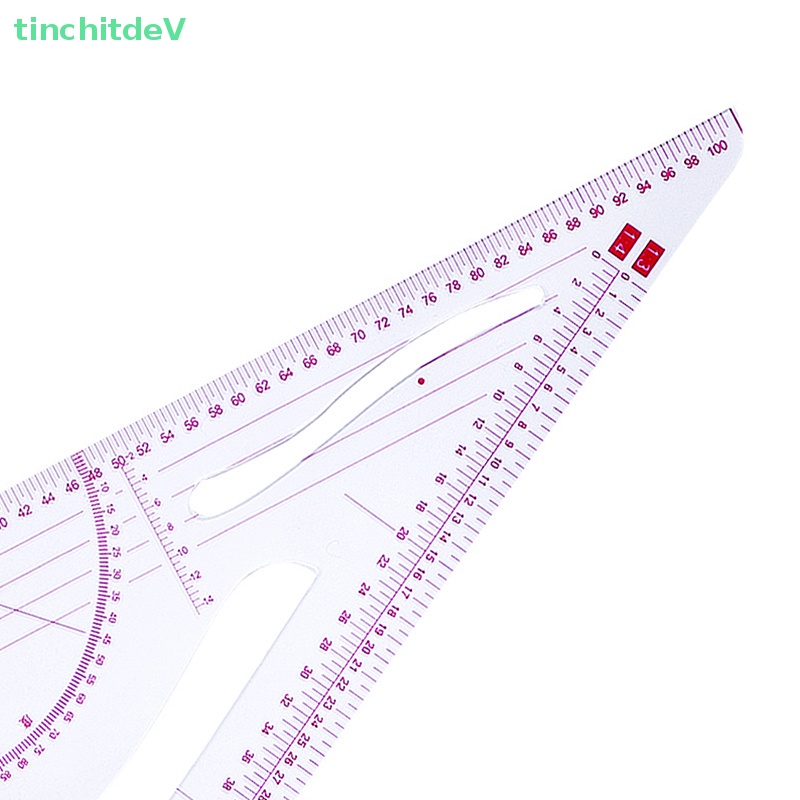 Thước Nhựa Hình Tam Giác Đa Năng Chuyên Dụng Cho Thợ May