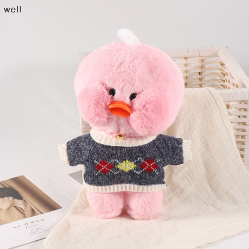 30cm Mimi Vàng Vịt đồ chơi sang trọng quần áo và dễ thương búp bê sang trọng mềm động vật búp bê