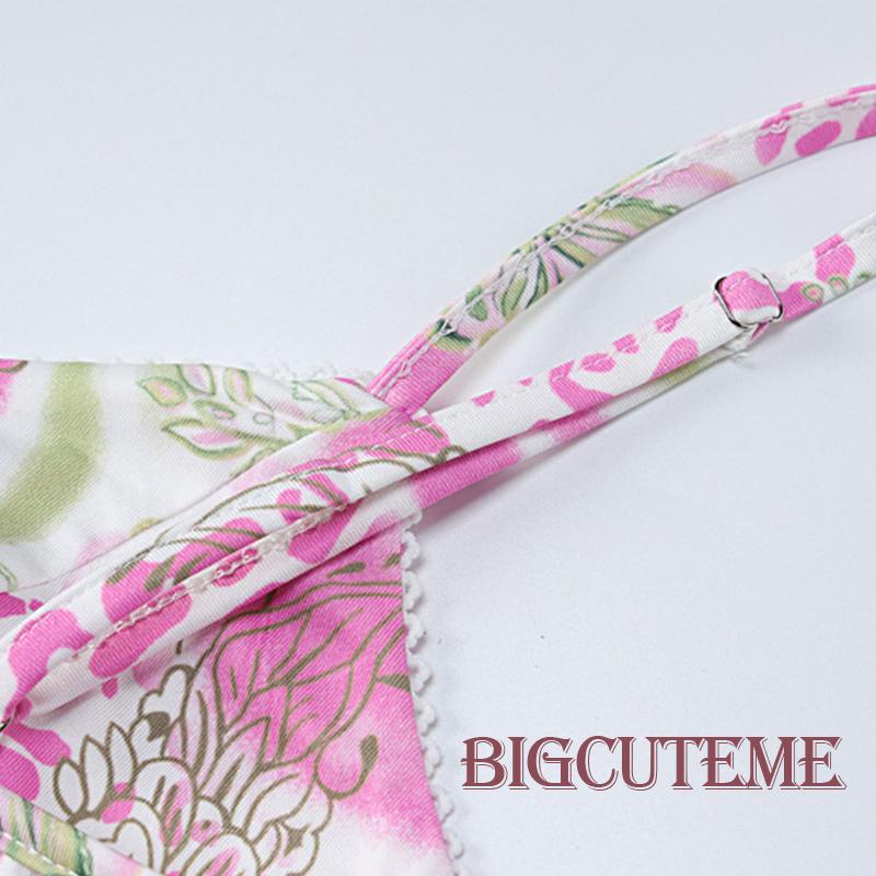 Đầm Hai Dây Cổ Khoét Sâu In Họa Tiết Hoa Thời Trang Mùa Hè Quyến Rũ Cho Nữ