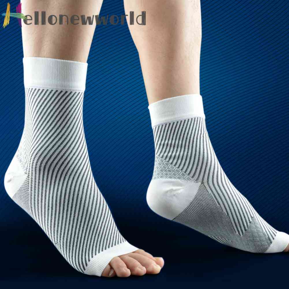 1 Đôi Tất Mắt Cá Chân Chống Mệt Mỏi Có Thể Tái Sử Dụng Dùng Khi Chơi Bóng Rổ / Chạy Bộ