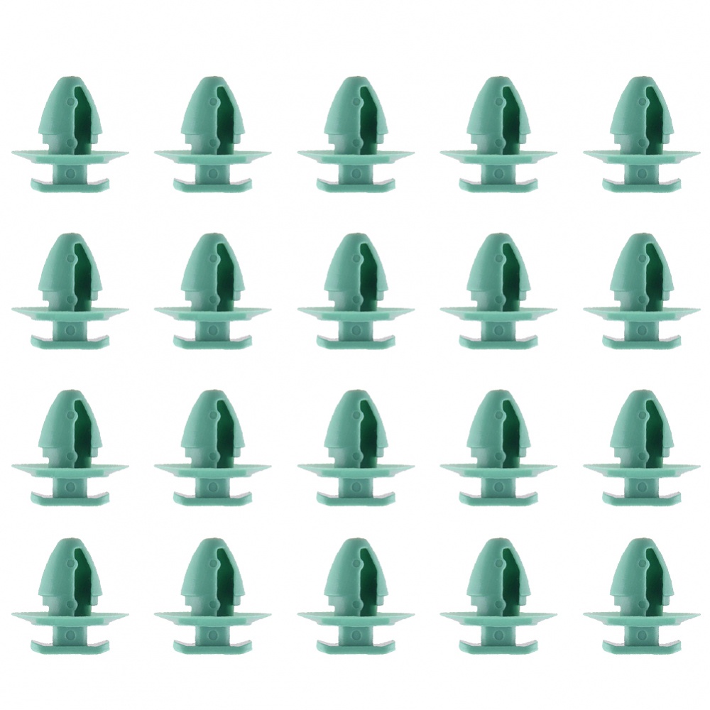 FENDER Set 20 Kẹp Cố Định Tấm Chắn Bùn Bánh Xe Màu Xanh Lá Siêu Bền Tiện Dụng Cho Jeep