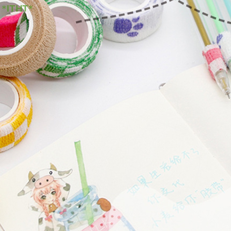 Băng Quấn Bảo Vệ Ngón Tay Tự Dính Bằng Vải Không Dệt Bảo Vệ Cho Học Sinh Mới