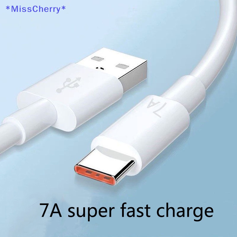 Dây Cáp Sạc USB Loại C 7A 100W Cho Huawei mate40Pro nova9 Mới