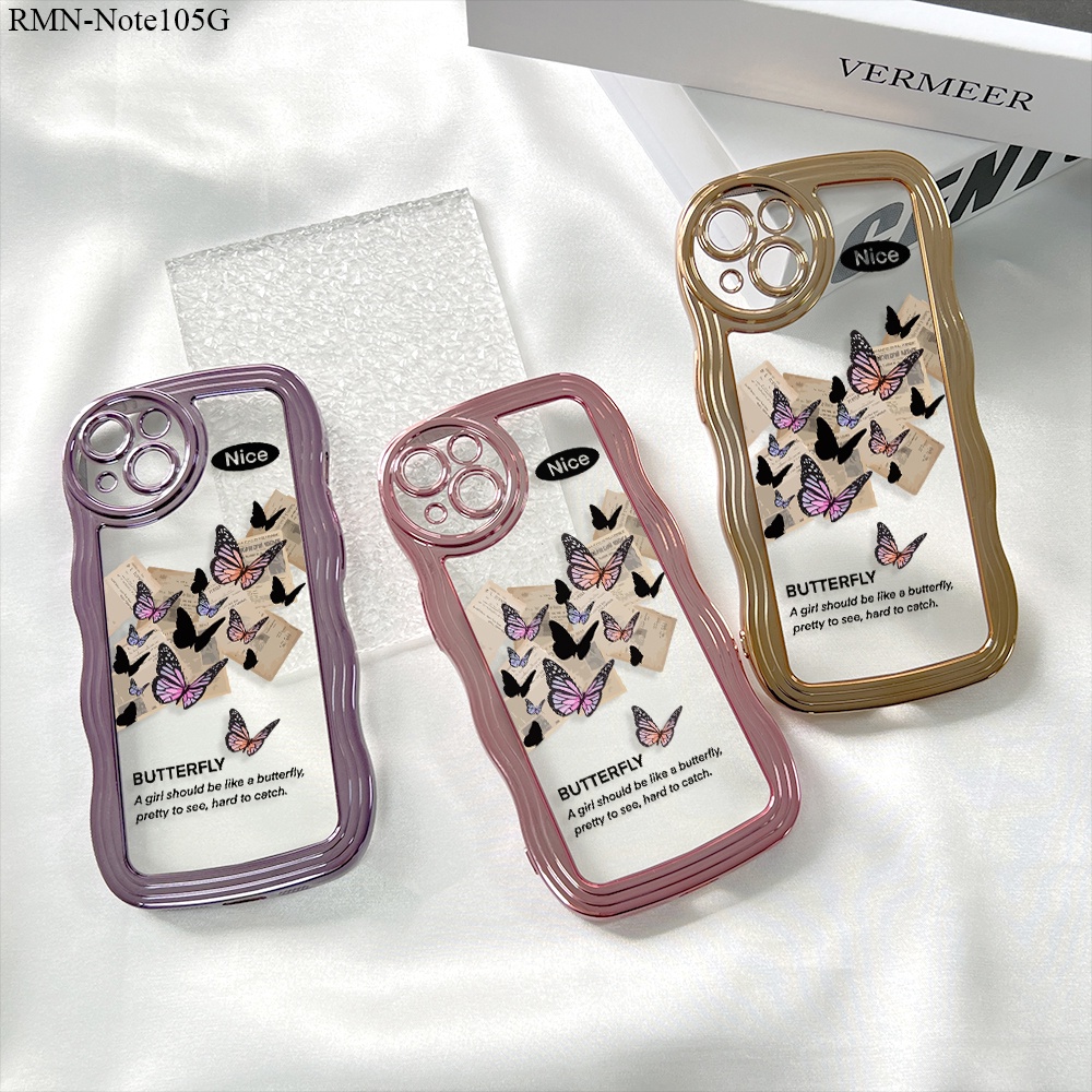 Xiaomi Redmi Note 11 11S 10 Pro 5G cho Ốp lưng điện thoại In Hình Paper Butterfly