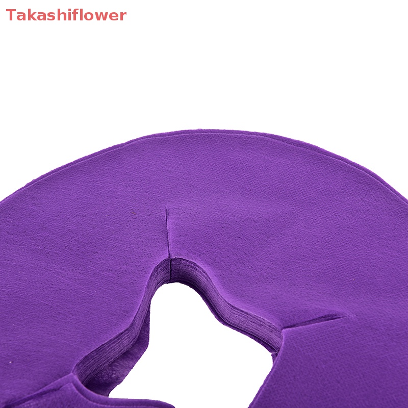 Set 100 Tấm Lót Mềm Mại Gọn Nhẹ Có Lỗ Dùng Một Lần Cho Spa