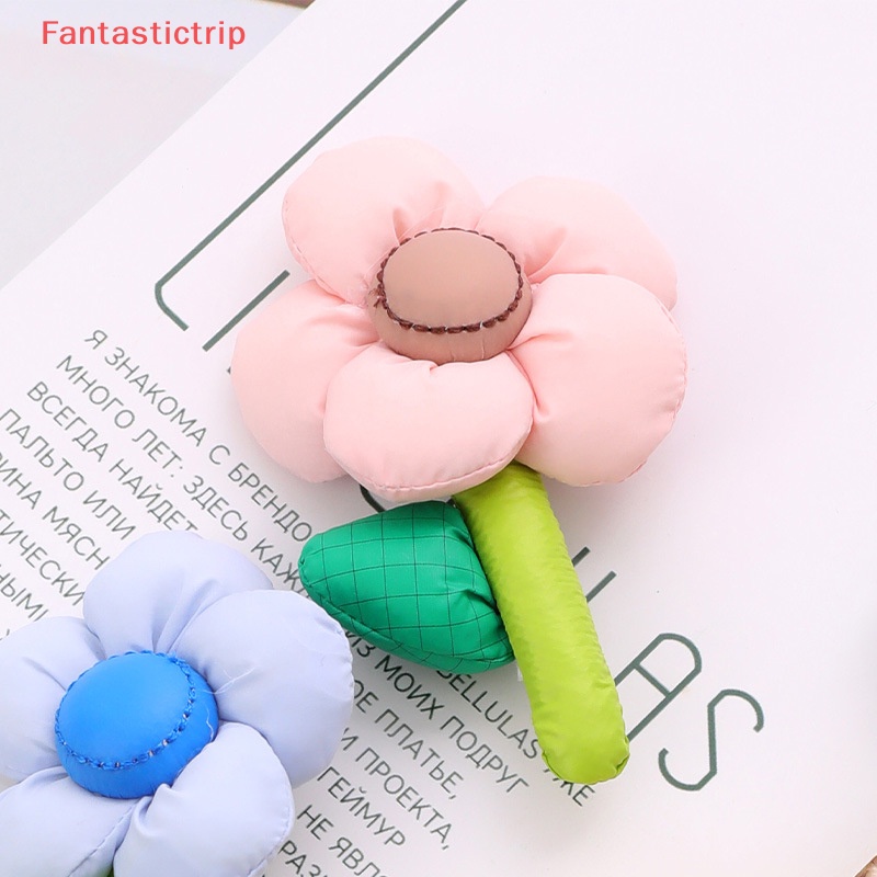 [Fantastictrip] Ghim Cài Áo Bằng Cotton Họa Tiết Hoa Lá Macaron Nhiều Màu Sắc Thời Trang Và Vớ Cổ Áo Hình Hoa Thời Trang Mới