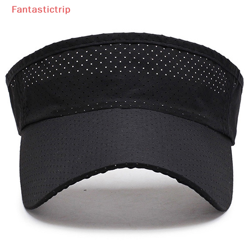 Mũ Lưỡi Trai Hở Chóp Thoáng Khí Chống Tia UV Màu Trơn Thời Trang Mùa Hè Mới Cho Nam Và Nữ