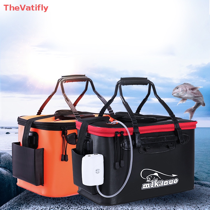 [Thevalifly] Xô Đựng Cá Có Thể Gấp Lại Dùng Khi Đi Cắm Trại