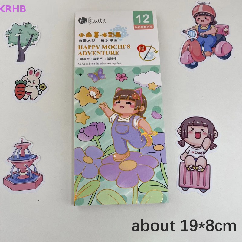 Krhb Kawaii Phim Hoạt Hình Doodle This Anime Kuromi Come with Tô Màu Nước Mới