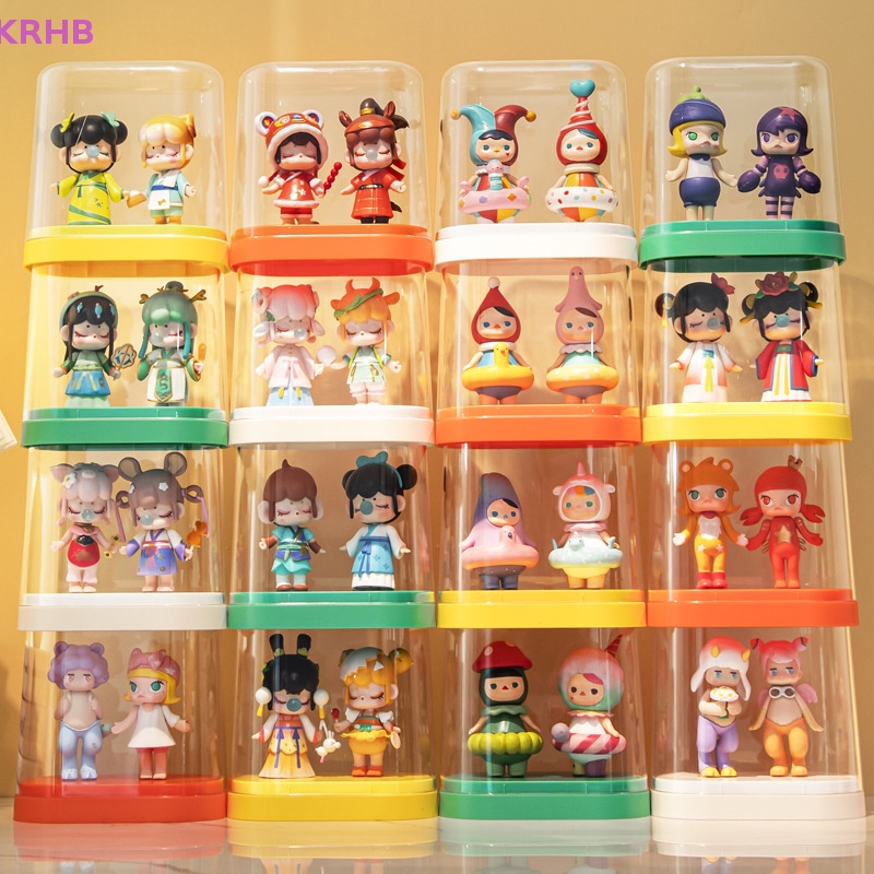 1 Hộp Trưng Bày Mô Hình Búp Bê Chống Bụi Trong Suốt Mới