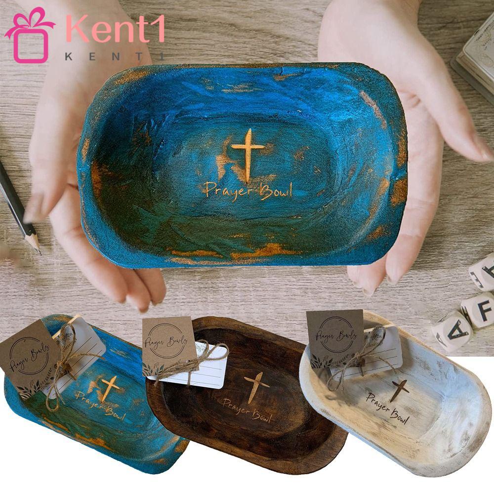 Bát Cầu Nguyện Mini Kết Cấu Nhám Mộc Mạc Dùng Để Trang Trí Nhà Bếp / Lễ Tạ Ơn Kat1