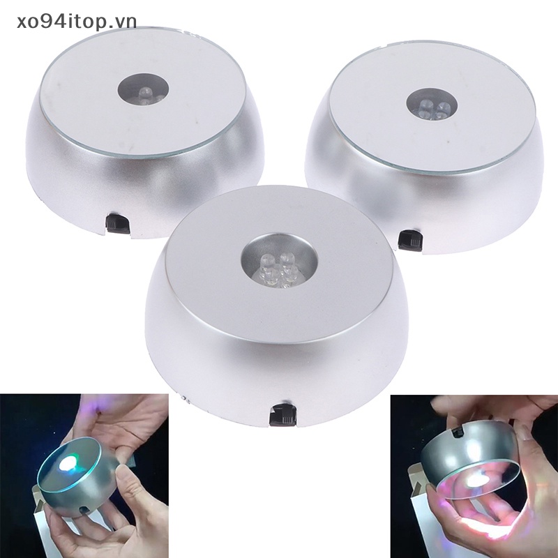 Đèn LED 3D Ánh Sáng Trắng Nhiều Màu Sắc Để Bàn Trang Trí