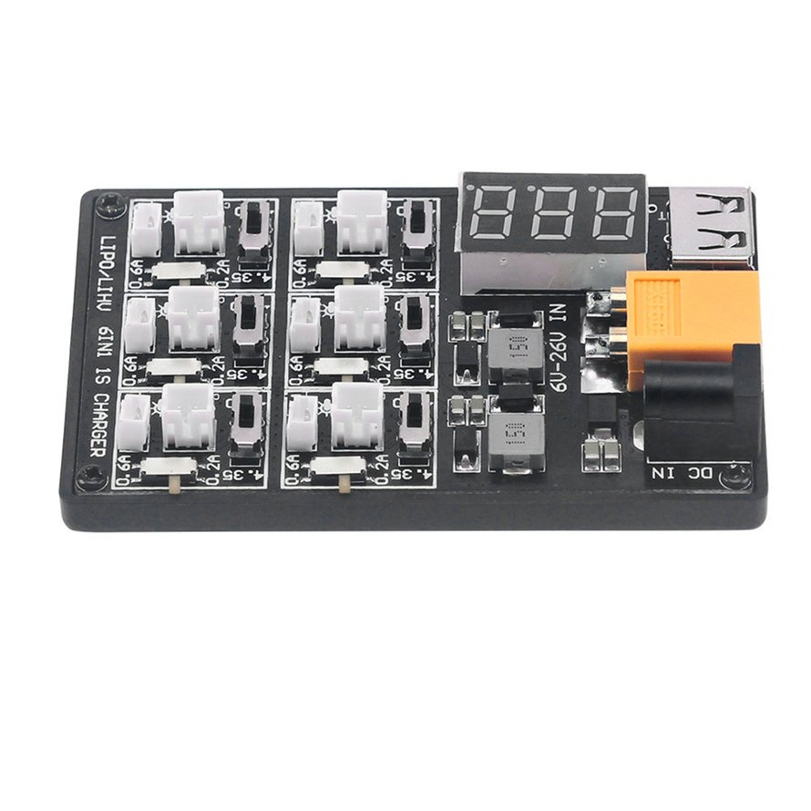6IN1-1S Charger Lipo LiHV Charger Board Good Workmanship And Performance