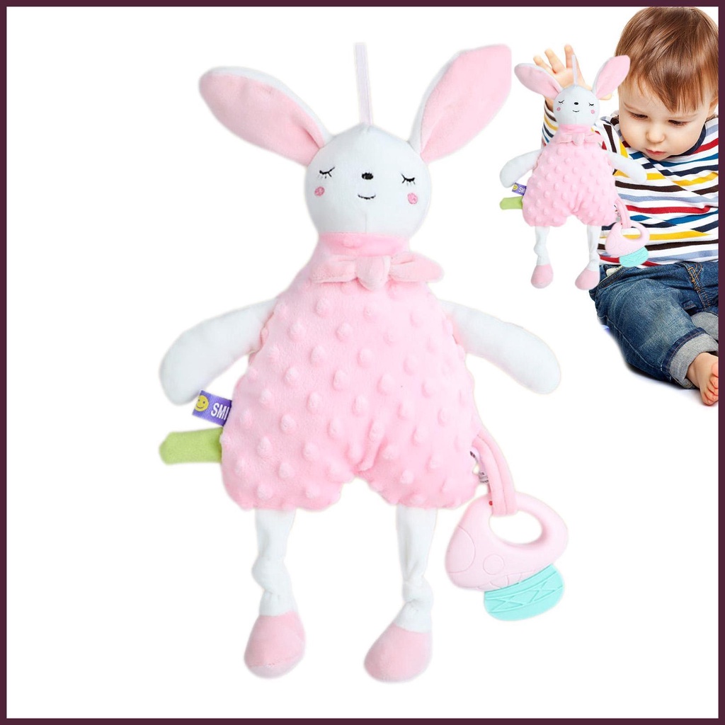 Đồ Chơi Nhồi Bông 3D Mềm Mại An Toàn Cho Bé Mọc Răng