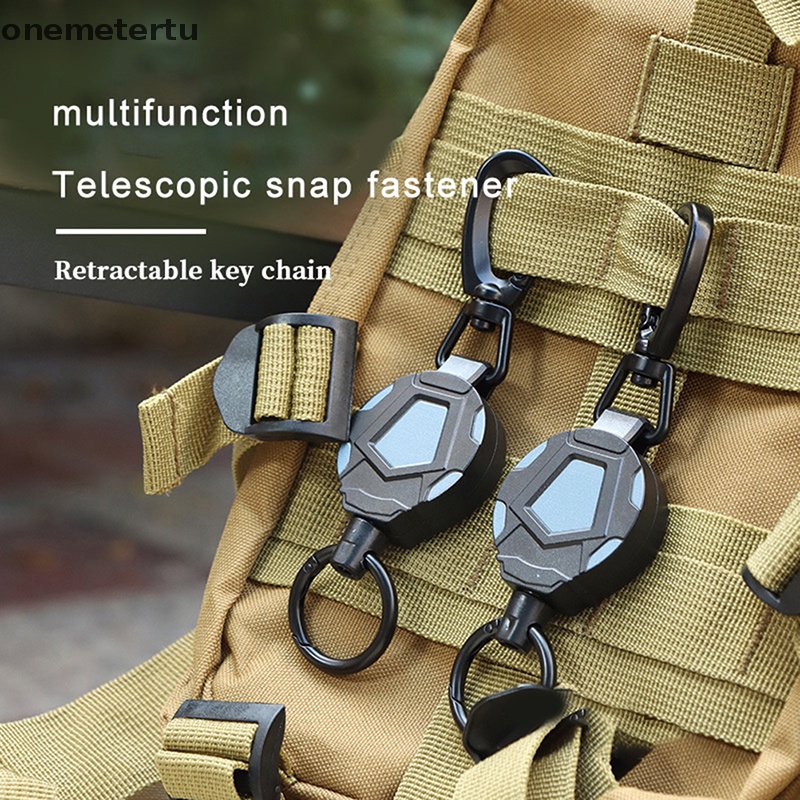 1 Móc Chìa Khóa Co Giãn Chống Thất Lạc Dễ Dàng Thu Gọn Dùng Khi Leo Núi