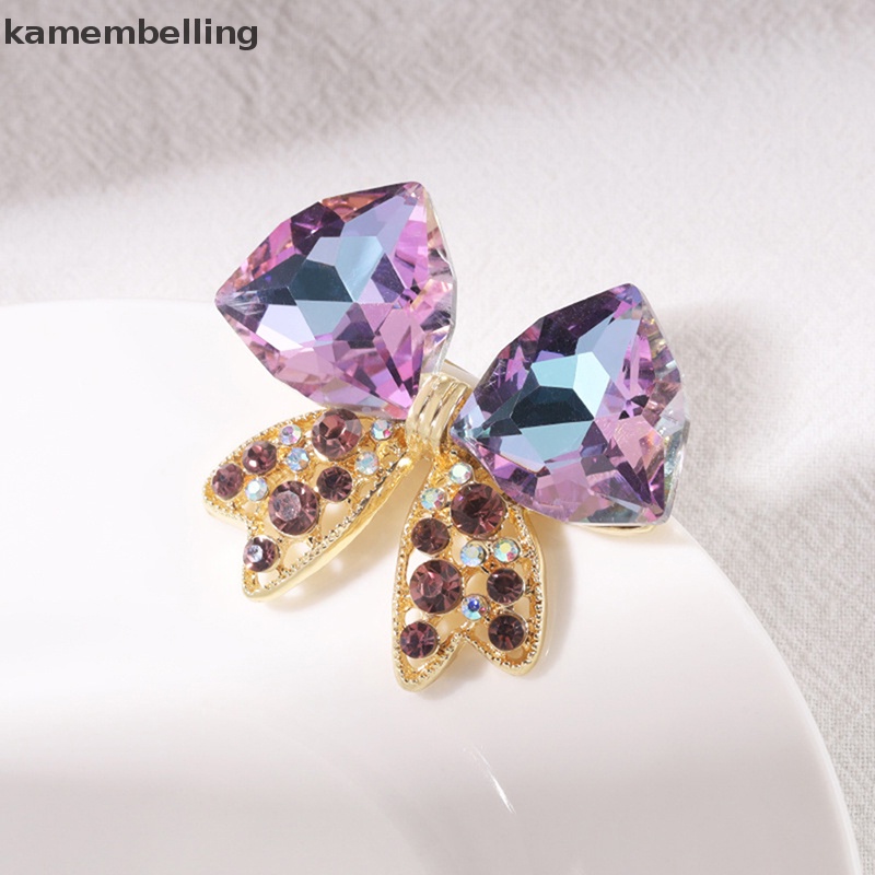 Cài Áo Hình Nơ Đính Đá Thời Trang Cho Nữ