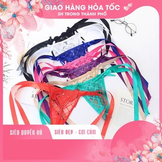 Quần lót lọt khe ren cột dây 1034
