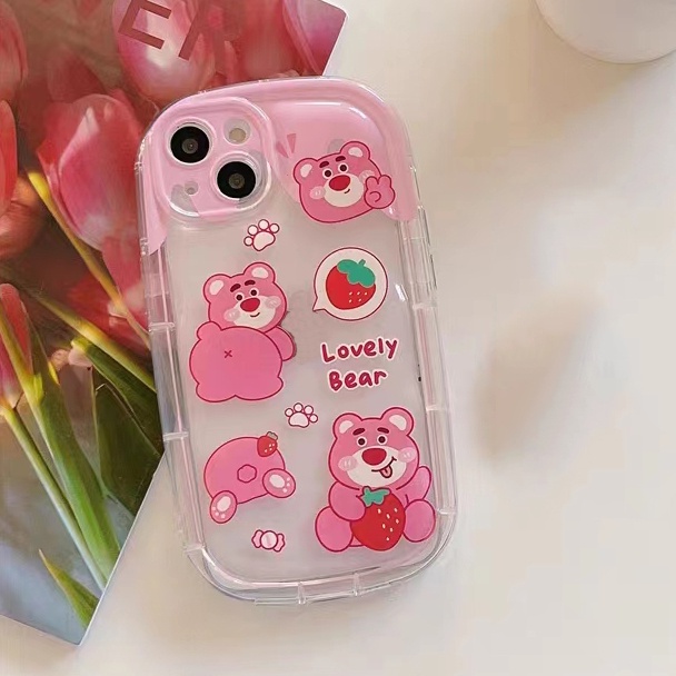 Ốp Điện Thoại TPU Silicon Mềm Trong Suốt Hình Gấu Dễ Thương Cho IPhone 11 13 14 12 Pro 7 8 6 6s Plus XS Max X XR