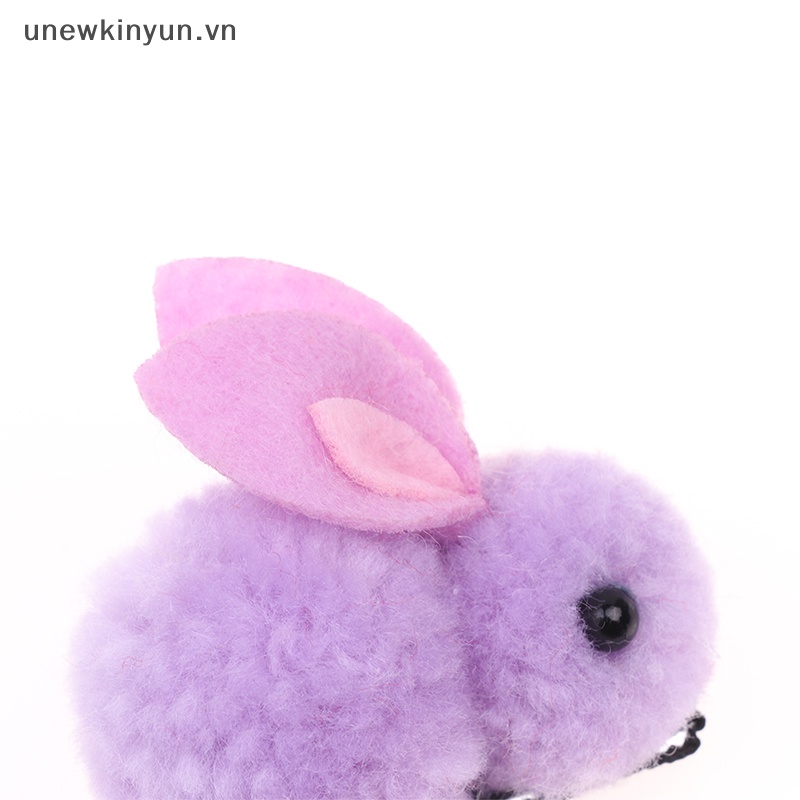 Kẹp Tóc Trang Trí Hình Thỏ Nhồi Bông Dễ Thương