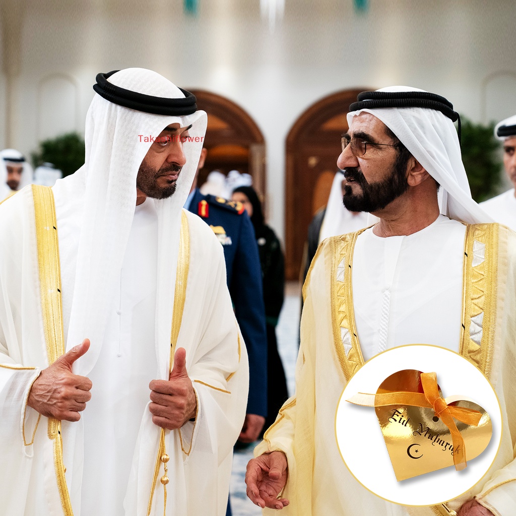 Hộp Giấy Đựng Kẹo In Họa Tiết Eid Mubarak Kiểu Hồi Giáo Dùng Làm Quà Tặng
