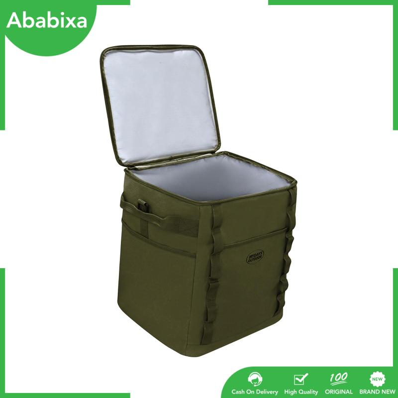 [Ababixa] Túi Đựng Đồ Cắm Trại Đinh Tán Nhỏ Gọn Bền Bỉ Có Khóa Kéo Và Tay Cầm Túi Đựng Cho Hoạt Động Ngoài Trời / Bãi Biển /