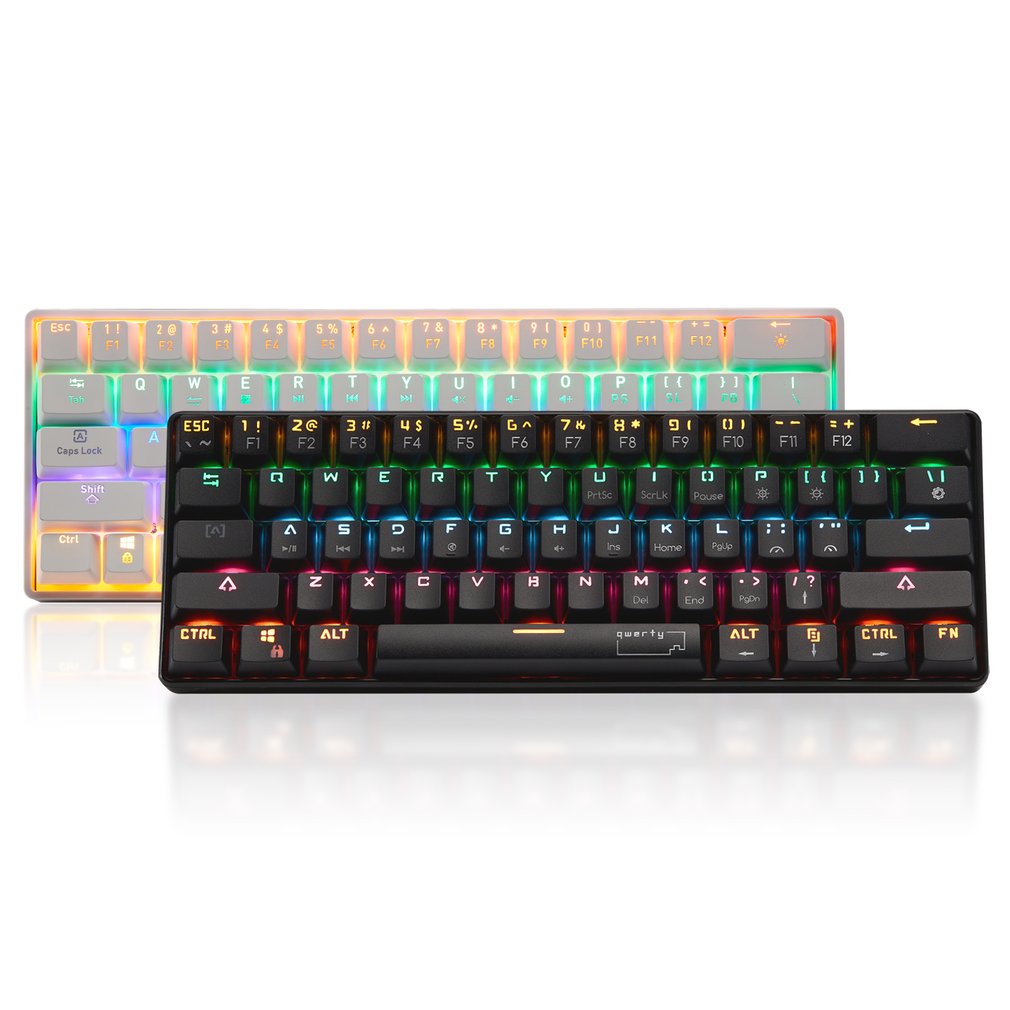 Keyboard Mechanical Gaming Backlit Wireless Typeing Ultra Laptop Mini Full Key Programmable Keyboards [Q/10]