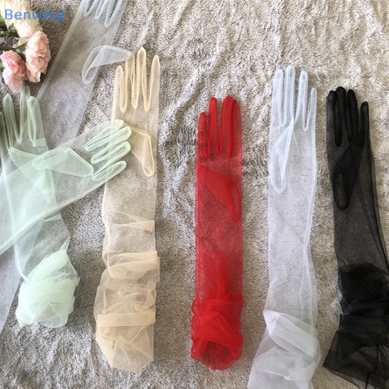 Găng Tay Lưới Dài Thời Trang Cho Cô Dâu Ngày Halloween