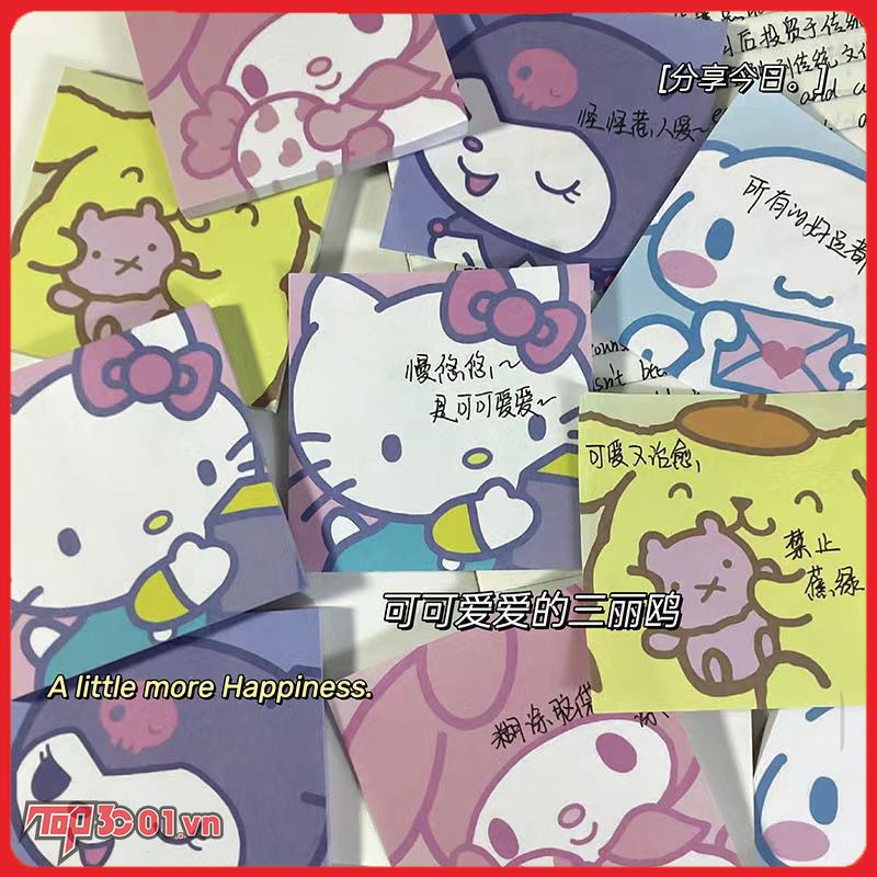Dễ Thương Sanrio Memo Ghi Chú Dán Ghi Chú Sau Nó Ghi Chú Phong Cách Ins Ghi Chú Phim Hoạt Hình N-lần Dán Dày Dán Tin Nhắn Sinh Viên | Top3c01
