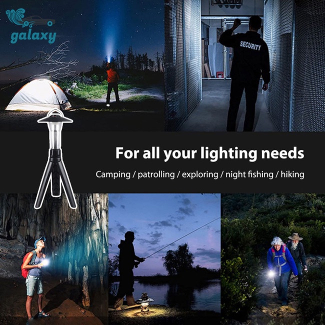 Galaxy Đèn Led Cob Đa Năng Siêu Nhẹ Tiện Dụng Mang Theo Du Lịch Cắm Trại