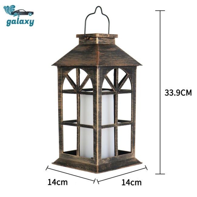 Galaxy Đèn Led Treo Trang Trí Hình Ngọn Lửa Phong Cách Retro Sử Dụng Pin