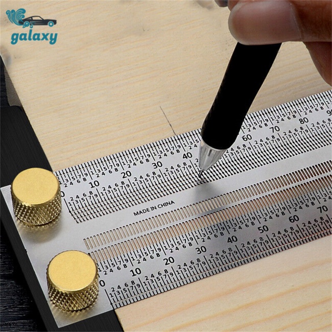 Galaxy Thước Đo Góc Vuông Bằng Hợp Kim Nhôm Độ Chính Xác Cao 180mm / 200mm / 300mm / 400mm