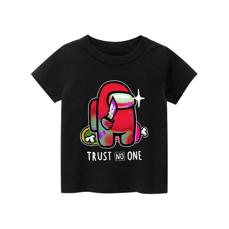 Áo thun trẻ em AMONG US 5, 8 màu áo, đầy đủ size có big size, MÀU KHÁC NHẮN TIN SHOP
