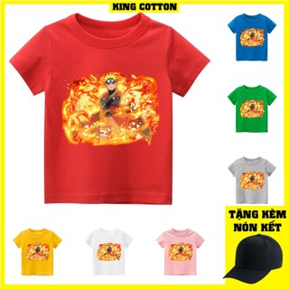 Áo thun trẻ em naruto , 8 màu áo, đầy đủ size có big size, màu khác nhắn tin shop