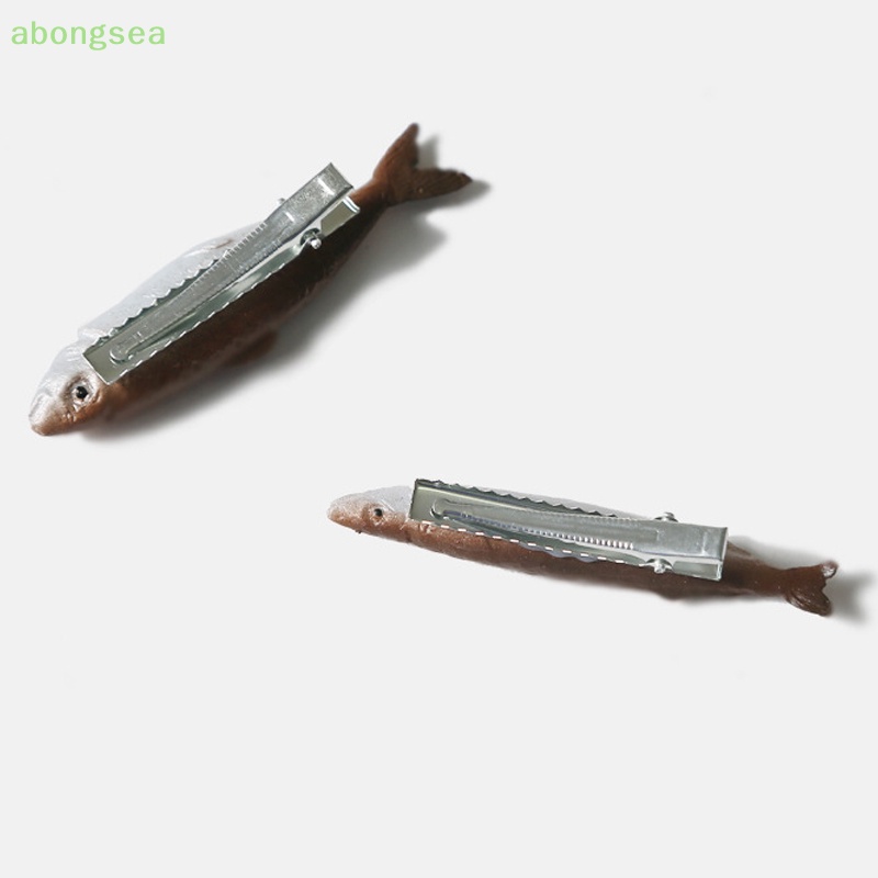 1 Kẹp Tóc Hình Cá Muối Ngộ Nghĩnh Cho Nữ