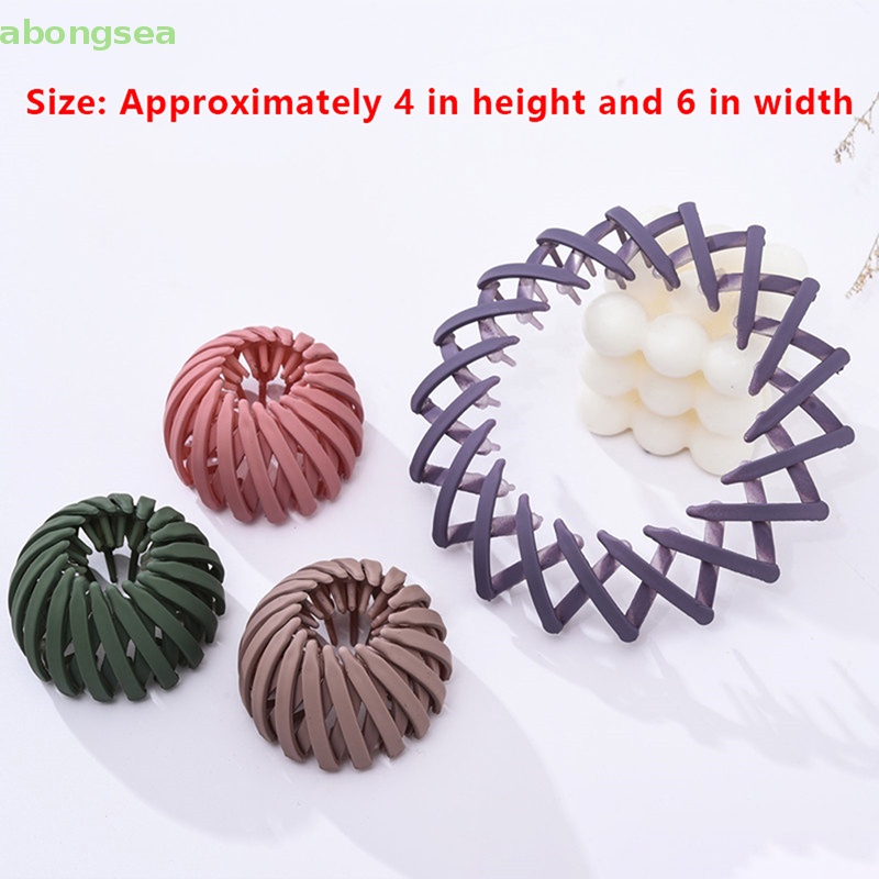 Kẹp Tóc Đuôi Ngựa Hình Tổ Chim Thời Trang Có Thể Thu Gọn