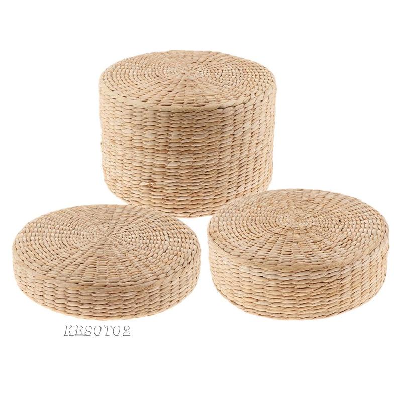 [Kesoto2] '' Đệm Ngồi Thiền Bằng Rơm Dệt Tatami Lót Sàn