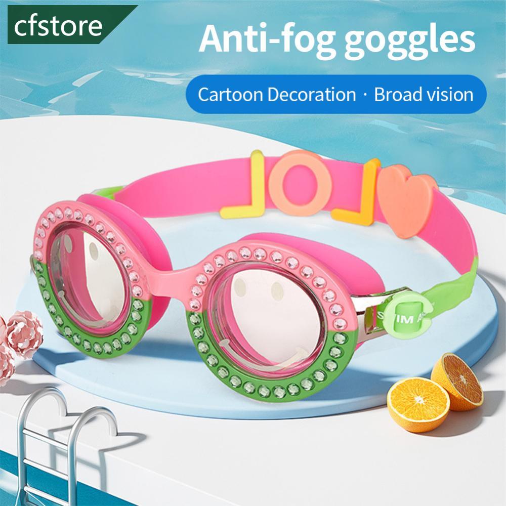 Kính Bơi Chống Tia UV Hình Trái Tim Hoạt Hình Dành Cho Trẻ Em B8W3