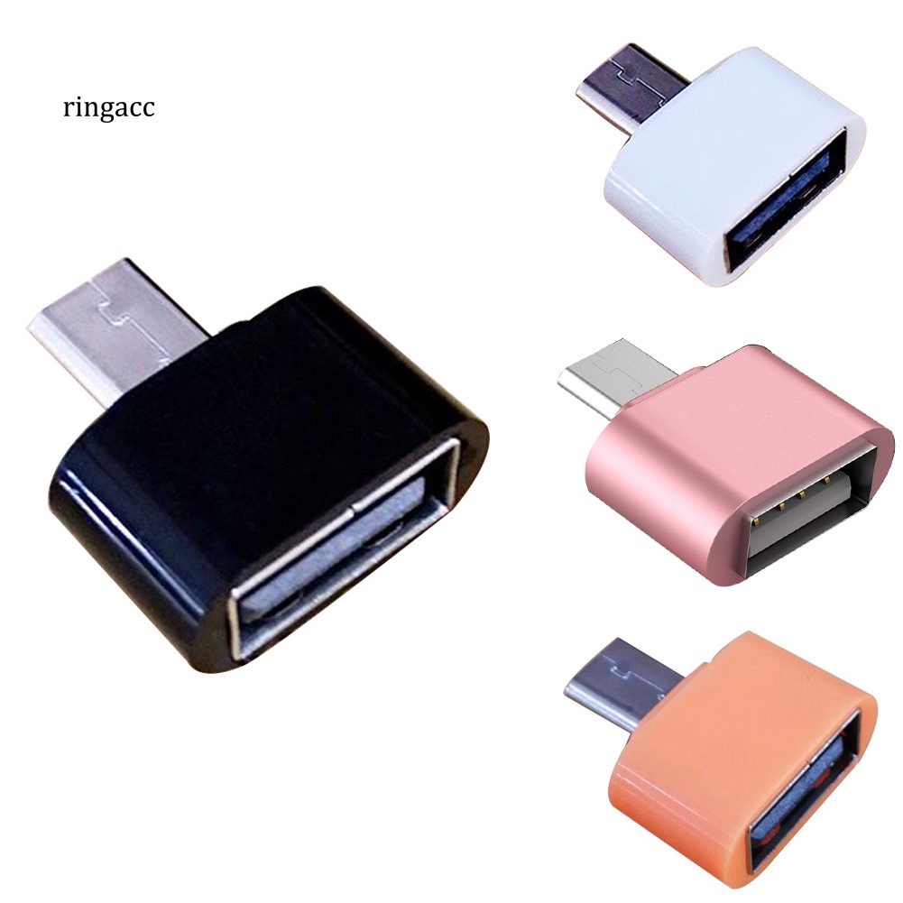 Đầu Nối Chuyển Đổi RGA Micro Sang USB 2.0 OTG Cho Điện Thoại Android