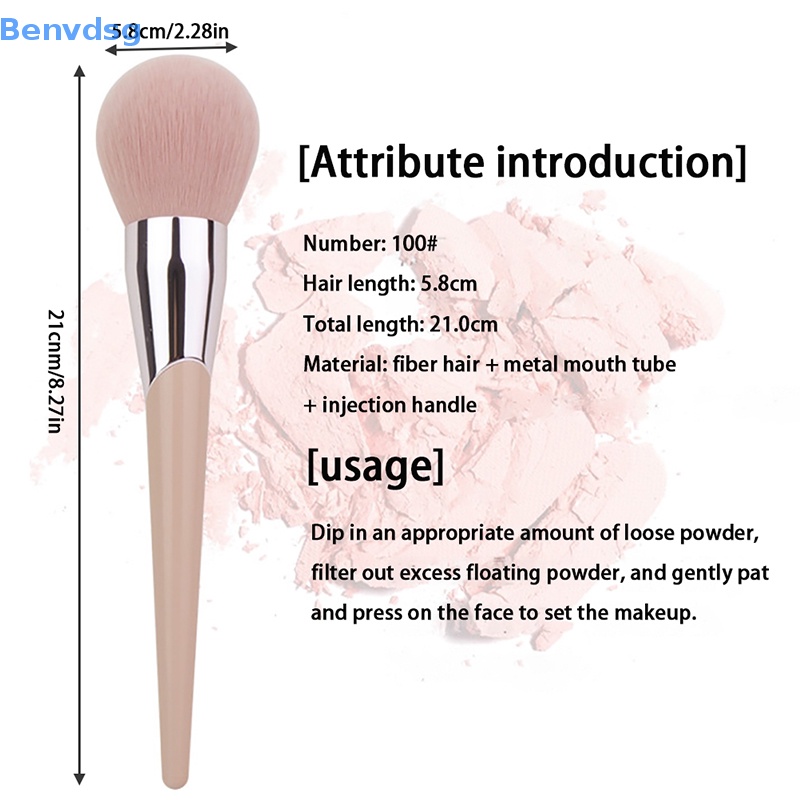 Cọ Trang Điểm Đầu Phẳng Mềm Mại Tiện Dụng