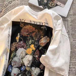 (30-130kg) M-8XL áo phông nam big size Áo thun cotton Mỹ hợp thời trang Áo thun in chữ hoa nguyên bản Áo thun nửa tay quá khổ Áo thun trẻ trung