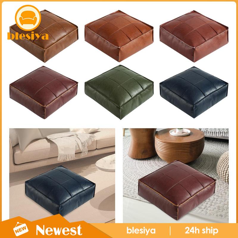 Đệm Kê Chân Ottoman Bằng Da PU Mềm Mại Dành Cho Trẻ Em Dưới Bàn