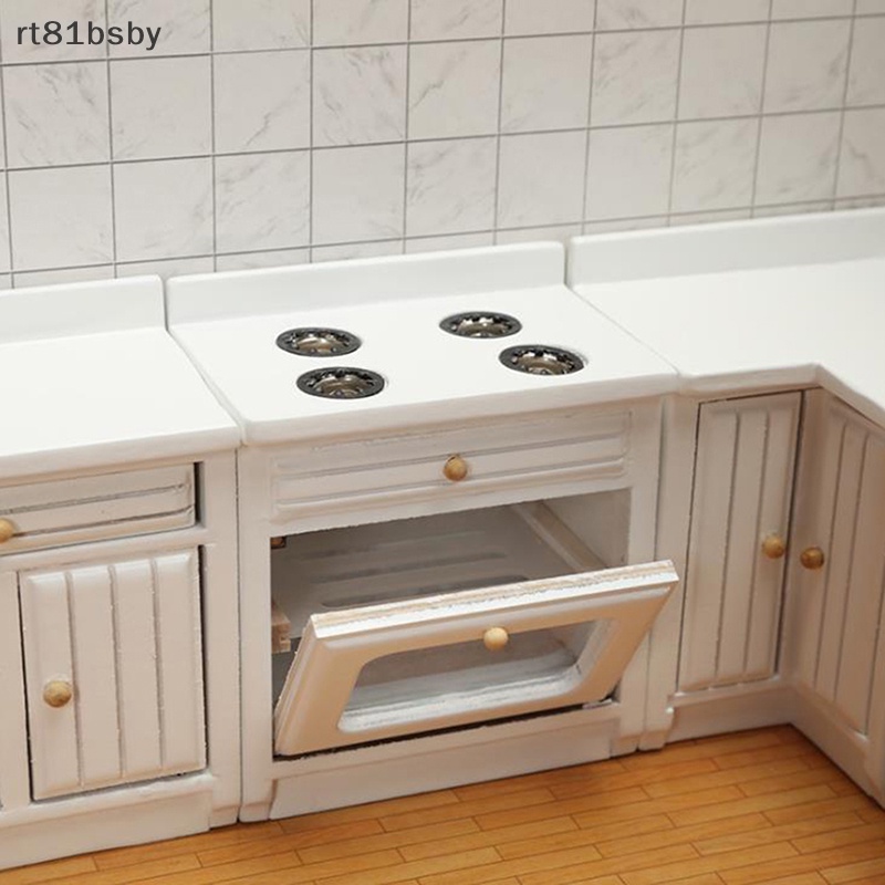 Mô Hình Tủ Bếp Trang Trí Nhà Búp Bê Tỉ Lệ 1: 12