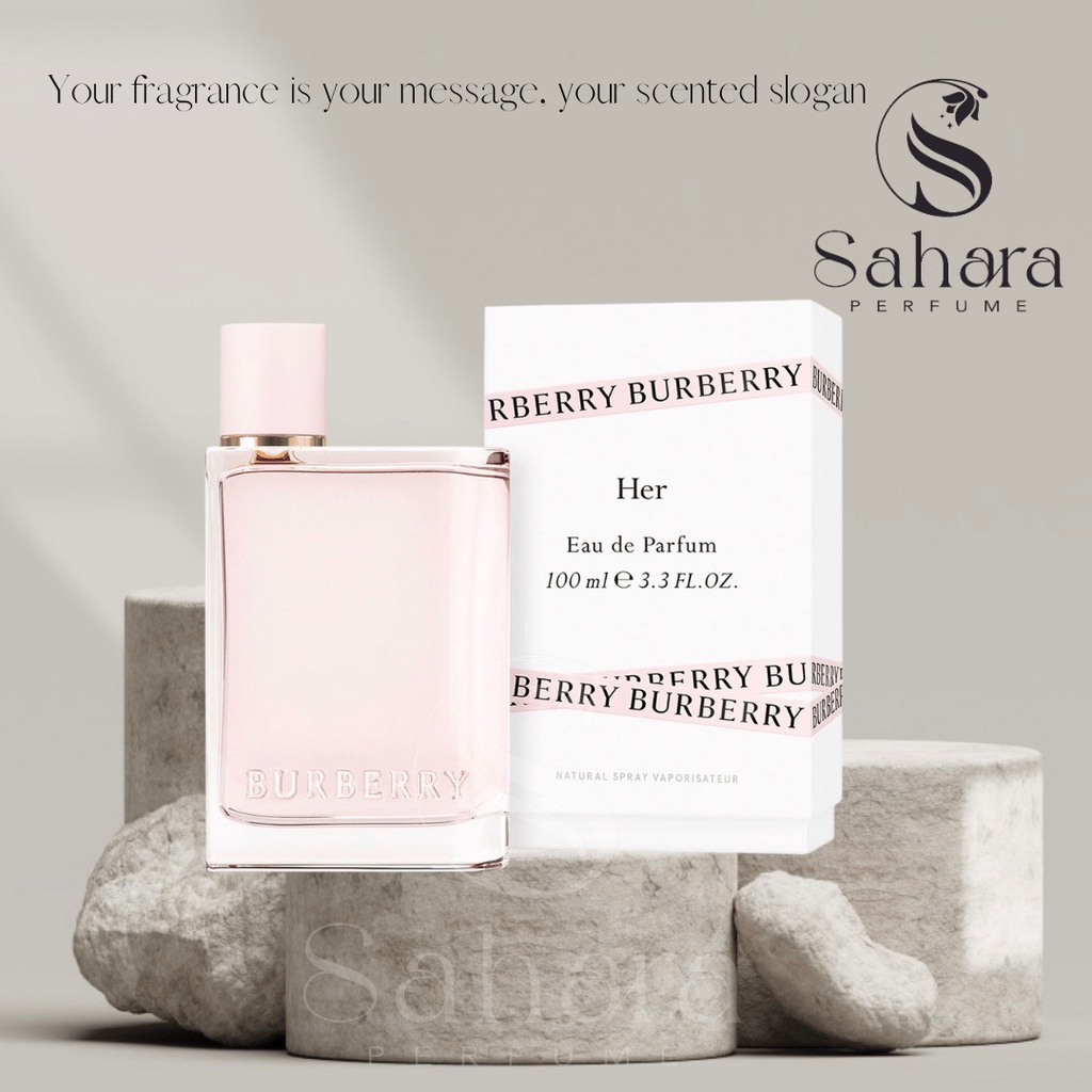 [ FULL BOX ] Burberry Her EDP 100ml | Nước hoa nữ BURBERRY trẻ trung tinh tế thơm nhẹ | Sahara Perfu