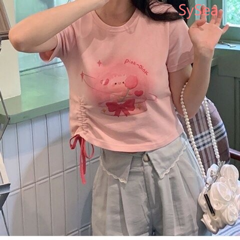 Quần Lưng Cao Form Ôm Phối Dây Rút Thời Trang Mùa Hè