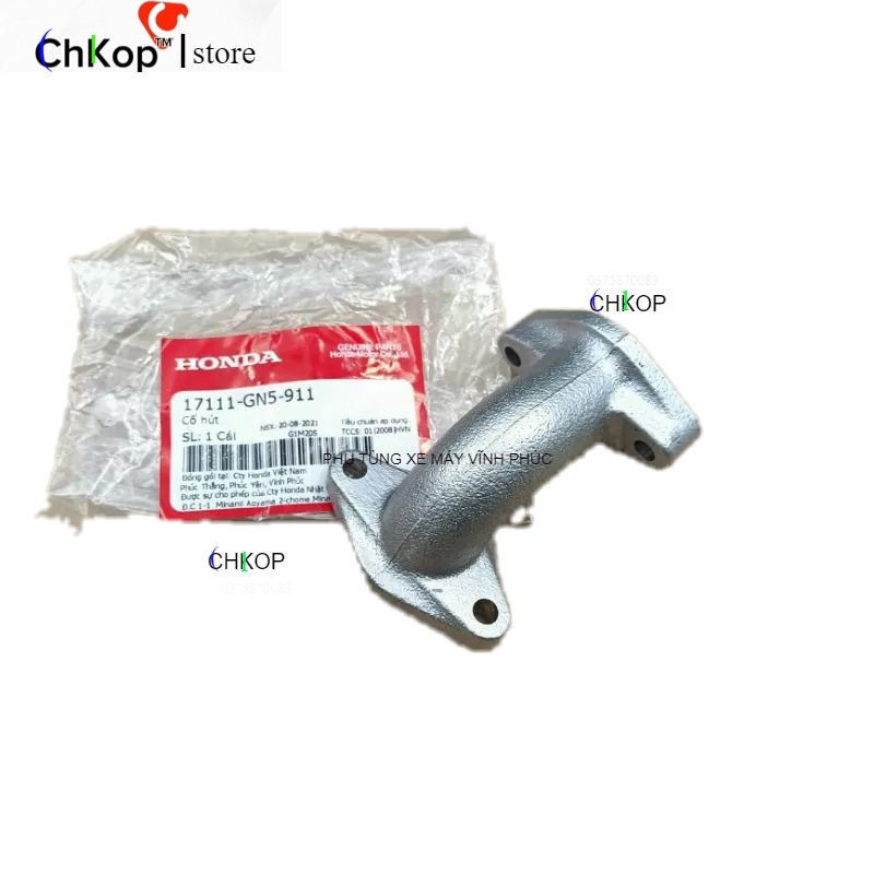 Chính Hãng| Co xăng, cổ hút gắng bình xăng con xe Dream, Wave zin honda luôn ron -