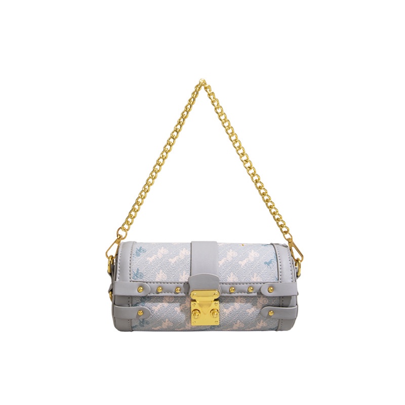 Túi Xách Phối Dây Xích Đeo Vai Kiểu retro Thời Trang Cao Cấp Cho Nữ