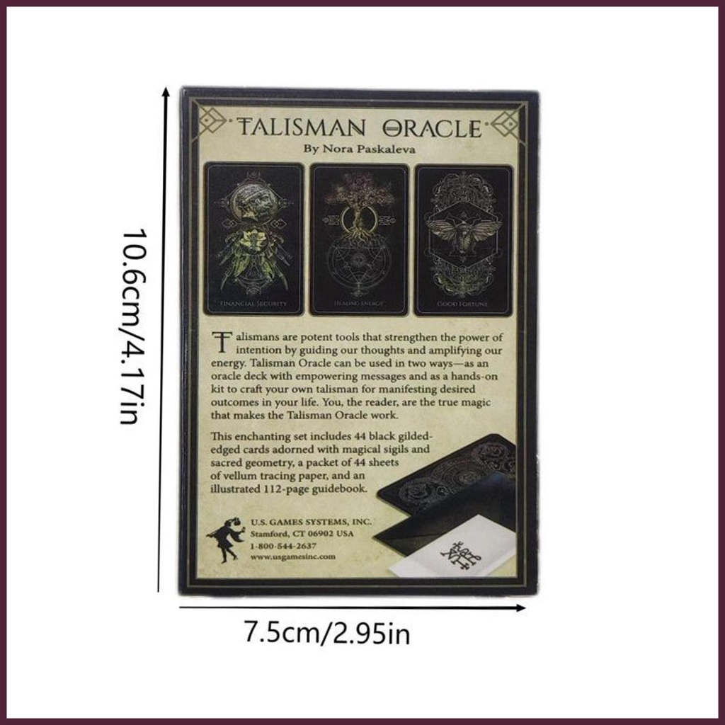 Bộ Thẻ Trò Chơi Talisman Oracle Fortune Telling Tự Nhiên