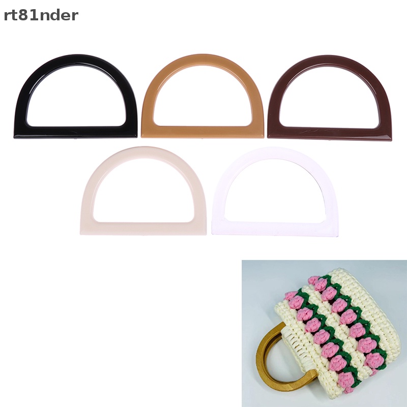 Tay Cầm Túi Hành Lý Hình Chữ D Bằng Nhựa Resin Thủ Công