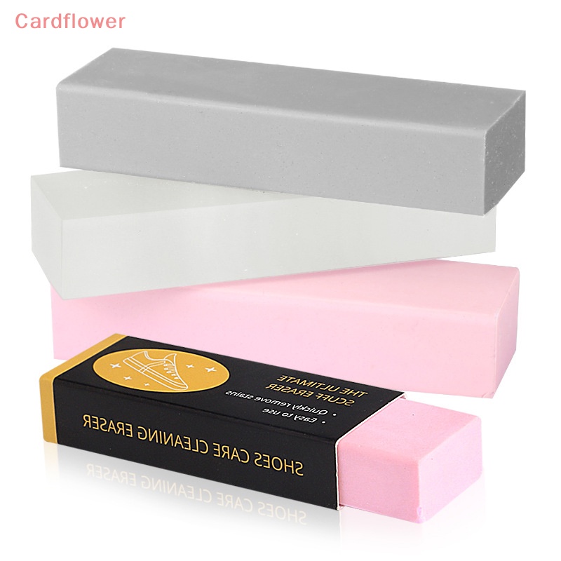 < Cardflower > Dụng Cụ Tẩy Làm Sạch Giày Da Lộn Khử Nhiễm Thông Dụng Chăm Sóc Vải Da Giày Thể Thao Mới